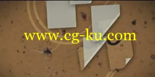AE CS5版本,卷角纸张组合成logo,含音频的图片1