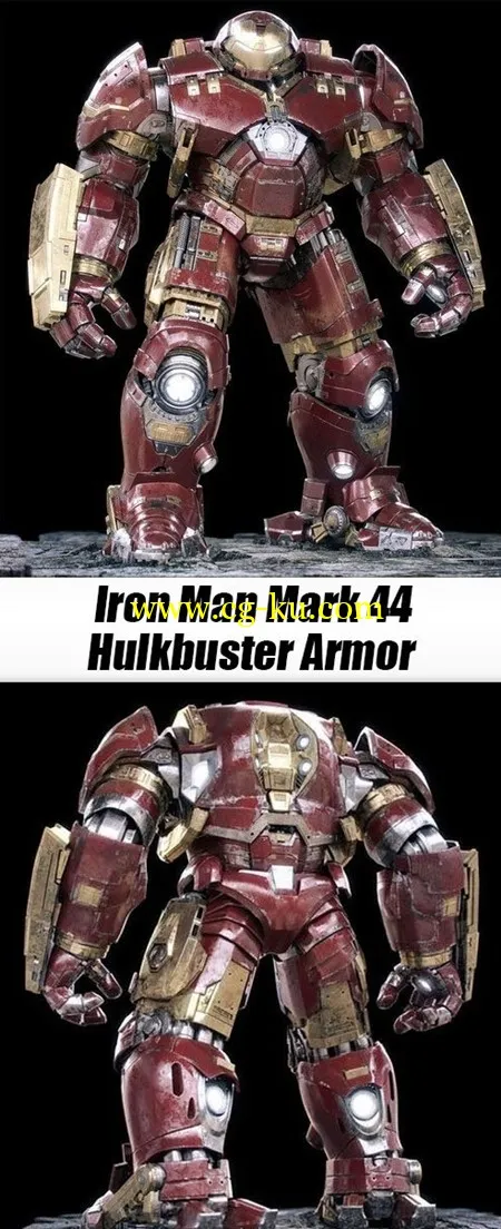CGTrader 3D MODELS Iron Man Mark 44 Hulkbuster Armor的图片1