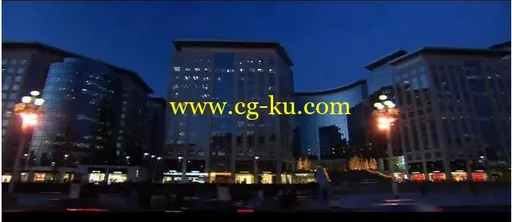 北京城市夜景车流美丽风光视频素材的图片1