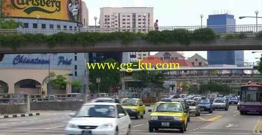 城市交通车辆高清实拍视频素材的图片1