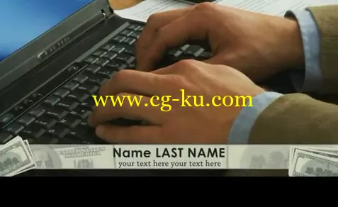 钞票样式的字幕条动画的图片1 钞票样式的字幕条动画的图片1