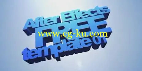 简短的3D效果文字标题片头AE源文件,含音频的图片1 简短的3D效果文字标题片头AE源文件,含音频的图片1