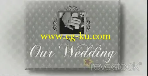 花纹底案婚礼相册AE模板的图片1