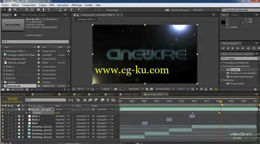 Cinema 4D,After Effects影视片头三维文字创建的图片1