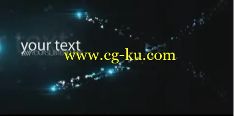 交叉光效文字标题片头的图片1 交叉光效文字标题片头的图片1