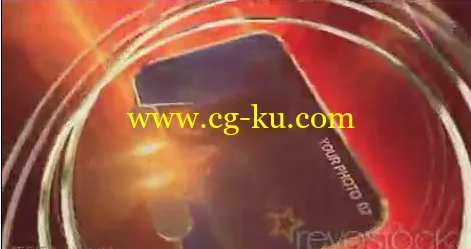 金色圆环空间中的火花粒子图文旋转版式,含音频的图片1 金色圆环空间中的火花粒子图文旋转版式,含音频的图片1