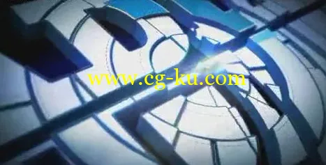 径向构建的标志演绎片头AE工程,2色入的图片1 径向构建的标志演绎片头AE工程,2色入的图片1