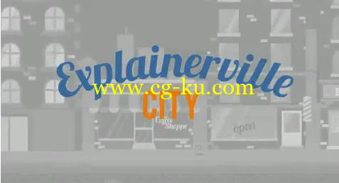 可以建立卡通城市的AE源文件,含音频的图片1 可以建立卡通城市的AE源文件,含音频的图片1