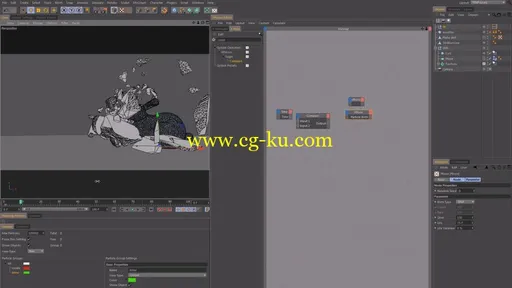 Cinema 4D创建一个破坏效果的镜头 V-Ray渲染的图片1