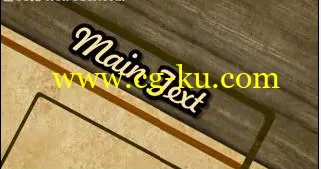 木纹背景线框动画AE展示模板,多尺寸入的图片1
