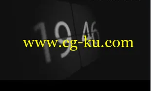 AE CS5版本,用AE制作时钟翻转动画效果的图片1