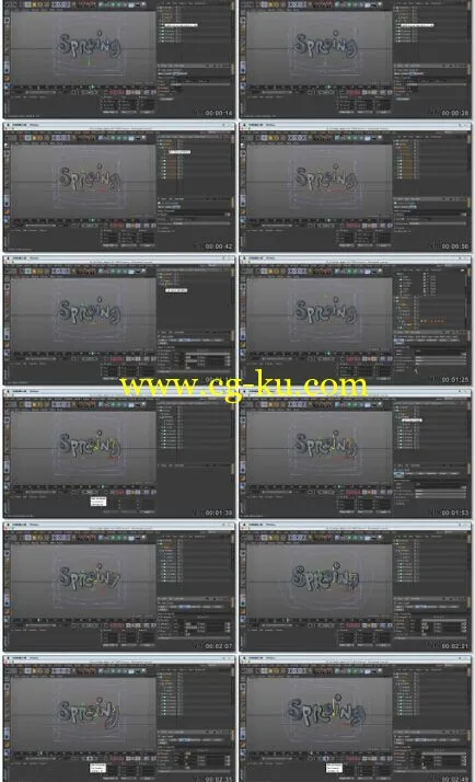 三维文字动画CINEMA 4D教程的图片1