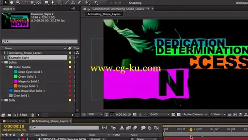 Adobe After Effects 移动图形，键控，合成等知识的图片1