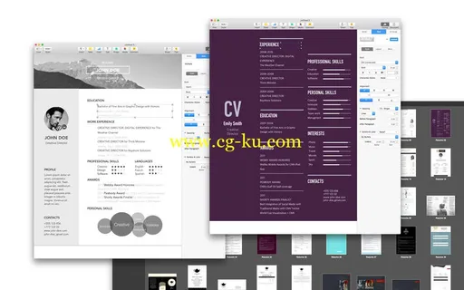Resume Templates For Pages 2016 V2.0 MacOSX的图片1