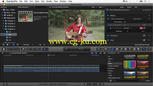 Lynda – Final Cut Pro X Guru: Color Correction的图片1