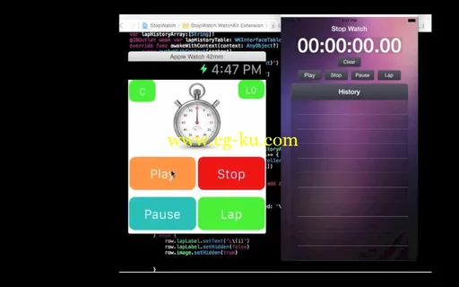 How To Create Stopwatch App For Watchkit [HD Video]的图片2