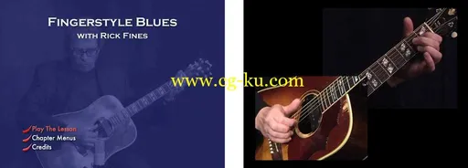 布鲁斯吉他教程 Learn Roots Music – Fingerstyle Blues – Rick Fines – (2008)的图片2
