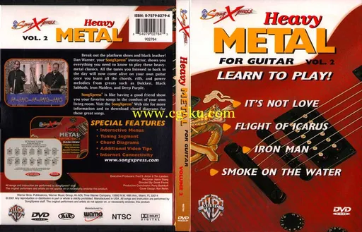 重金属吉他教程V2 SongXpress – Heavy Metal For Guitar – V2 – DVD (2002)的图片1