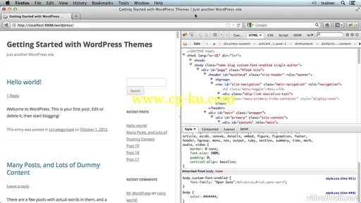 Video2brain – Getting Started With Themes In WordPress With Joe Chellman的图片2