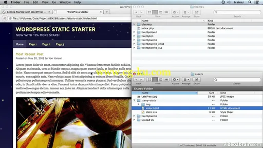 Video2brain – Getting Started With Themes In WordPress With Joe Chellman的图片3