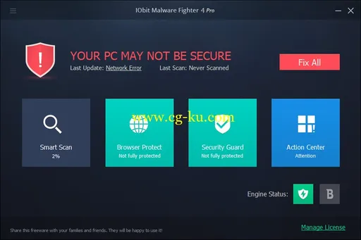 IObit Malware Fighter Pro 4.0.3.22 Multilingual的图片1