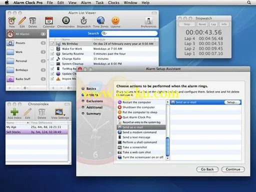 Koingo Alarm Clock Pro 10.2.2 MacOSX的图片1