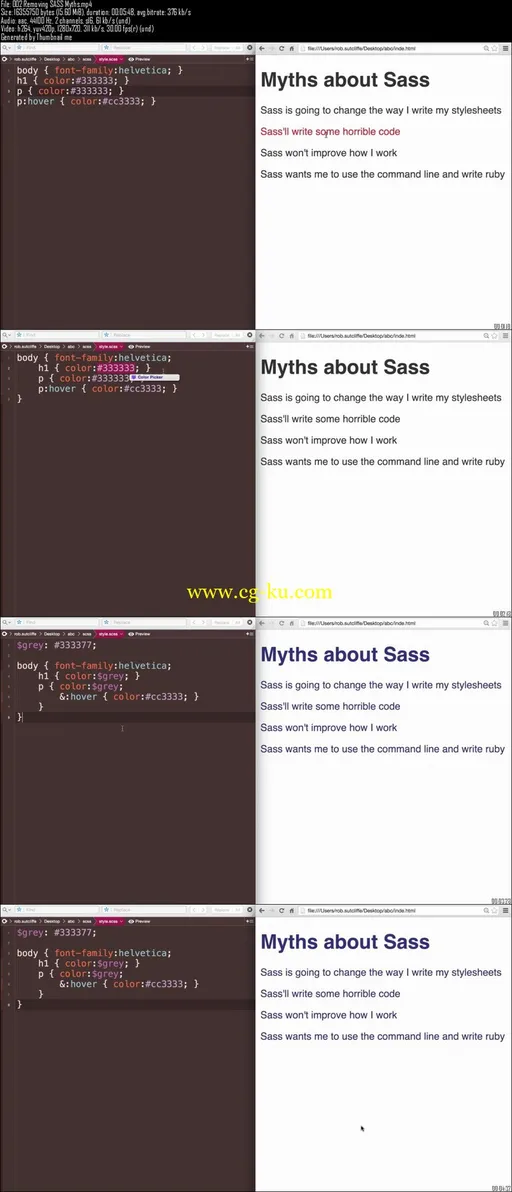 Improve Your CSS Workflow With SASS的图片2