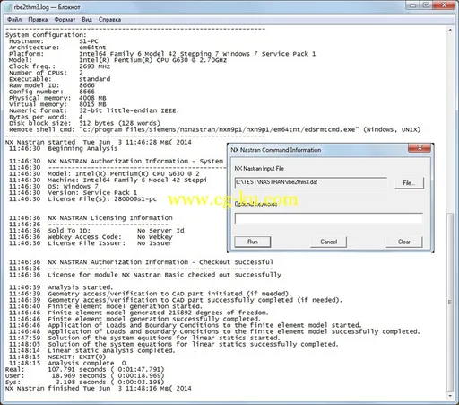 Siemens NX Nastran V9.1 X64的图片2