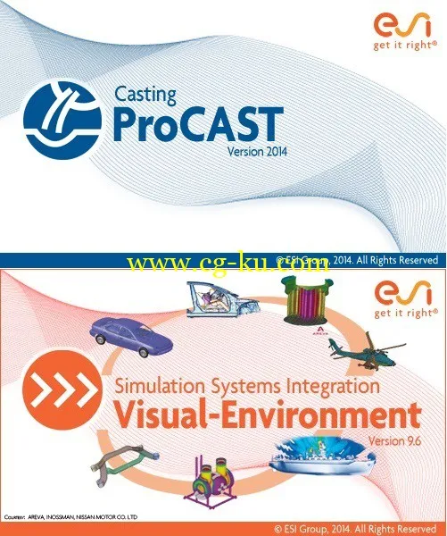 ESI ProCAST V2014.0 & Visual-Environment V9.6 For Linux64的图片1