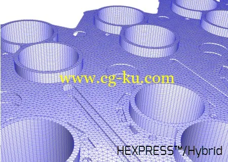 Numeca HEXPRESS/Hybrid 3.1-3 Win/Linux的图片1