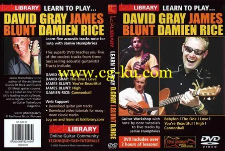 Learn To Play David Gray, James Blunt, Damien Rice的图片1