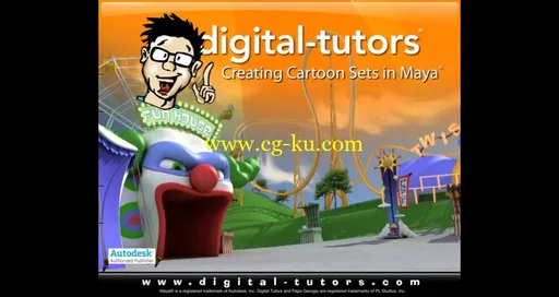 Maya卡通制作流程训练教程的图片1