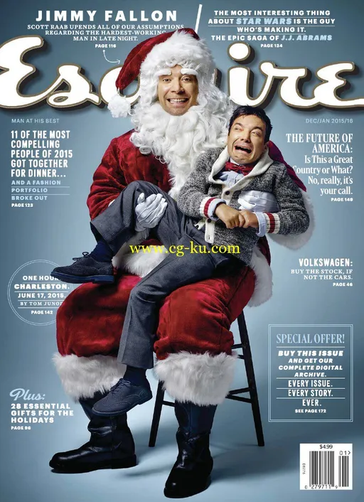 Esquire USA – December 2015/January 2016-P2P的图片1