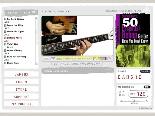 Truefire – Sheryls Bailey’s 50 Essential Bebop Licks You Must Know (2013)的图片2