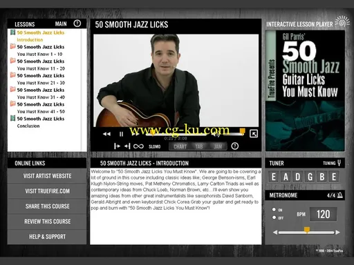 Truefire – Gil Parris’ 50 Smooth Jazz Guitar Licks You Must Know (2014)的图片2