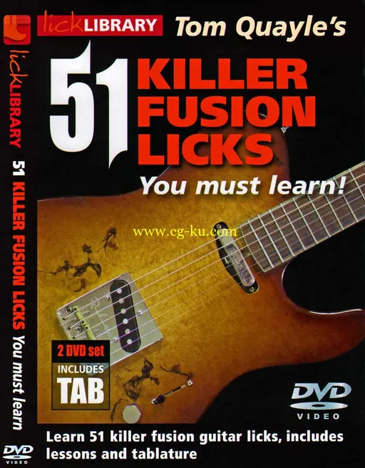 Lick Library – Tom Quayle – 51 Killer Fusion Licks的图片1