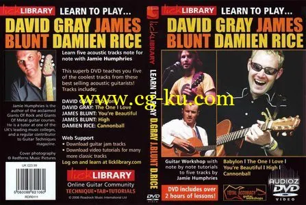 Learn To Play David Gray, James Blunt, Damien Rice的图片1