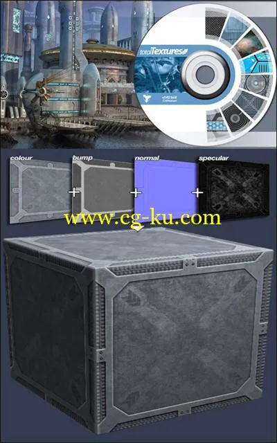 3D Total Textures V7R2 - Sci-fi的图片1