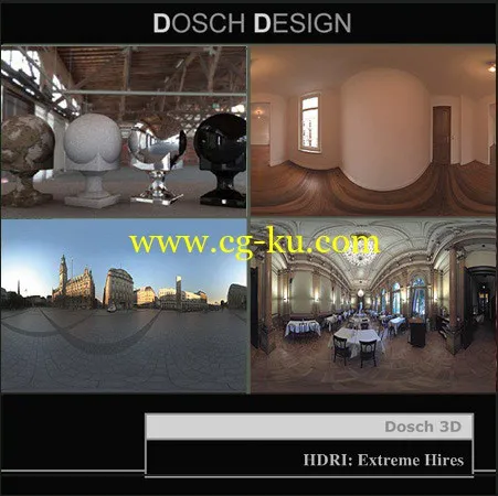 DOSCH出品2.4G 室内HDRI照明集合的图片1