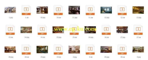 20套室内高手家装场景模型的图片1