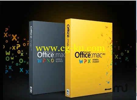 Office 2011 V14.4.9 SP3 Mac OS X的图片1