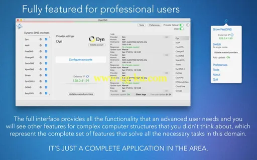 RealDNS 2.1 MacOSX的图片1