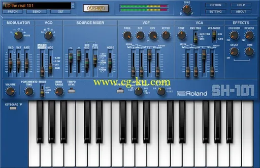 Roland Plug-Out SH-101 V1.0.3 MacOSX的图片1