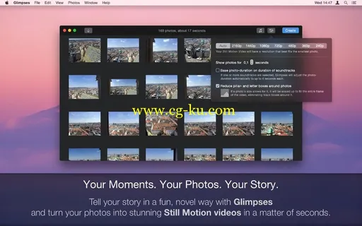 Glimpses 2.0 Multilangual Mac OS X的图片1