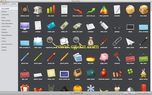 Clipart Prime V2.0 Retail MacOSX的图片1