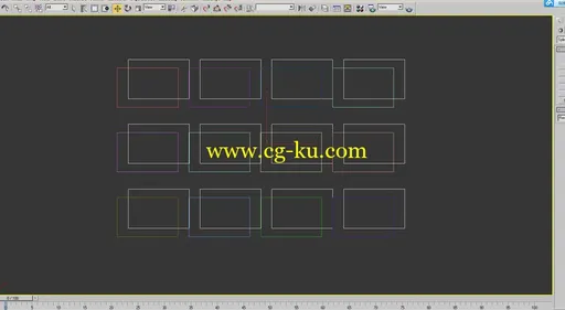 3dsmax线物体以元素为单位炸开的图片1