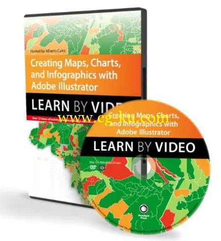 Creating Maps Charts and Infographics with Adobe Illustrator Learn by Video的图片1
