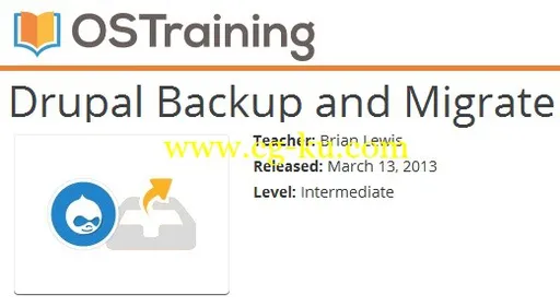 OSTraining – Drupal Backup And Migrate的图片1