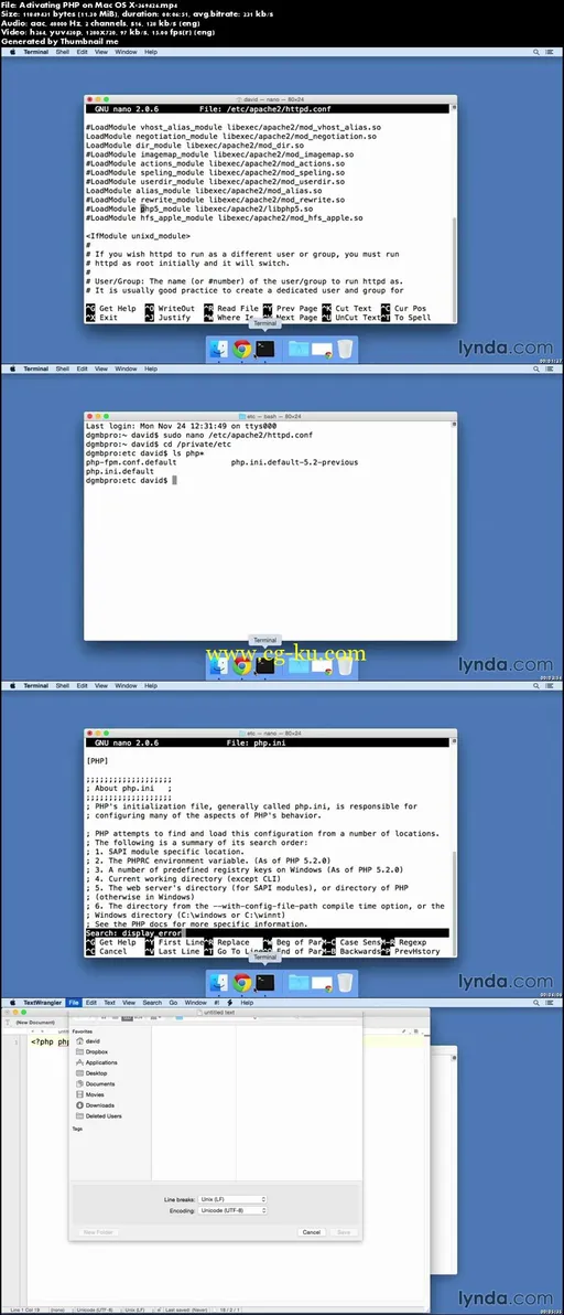 Lynda – Installing Apache, MySQL, And PHP的图片2 Lynda – Installing Apache, MySQL, And PHP的图片2