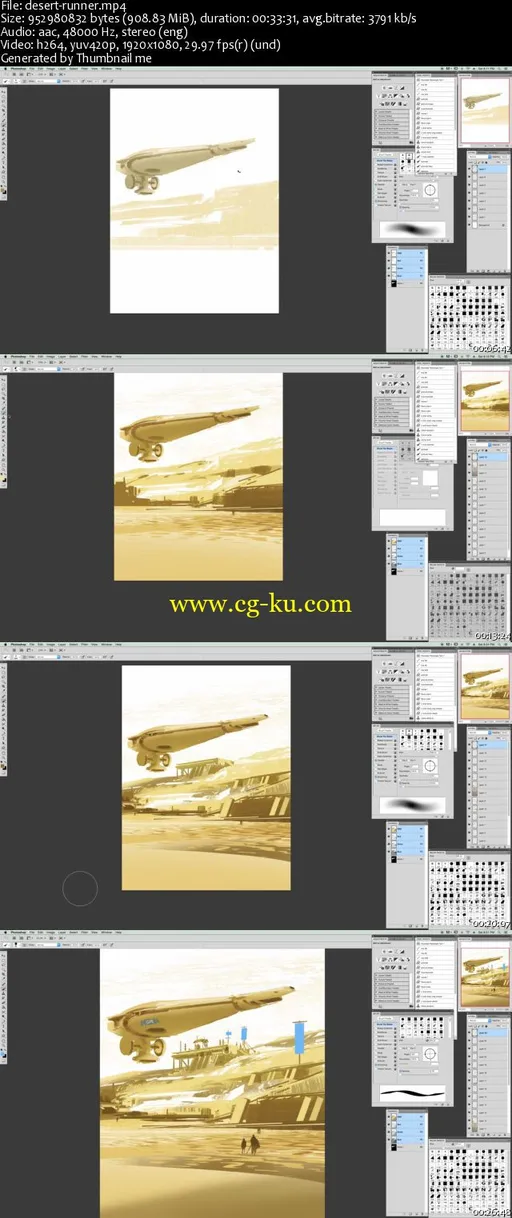 30 Minute Painting – Desert Runner SPARTH的图片2